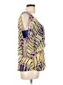 Bebe Purple 3/4 Sleeve Blouse Size L - photo 4