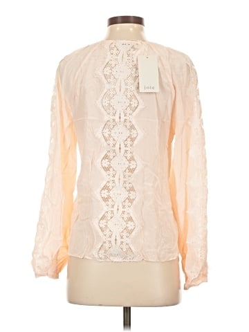 Joie Long Sleeve Silk Top (view 2)
