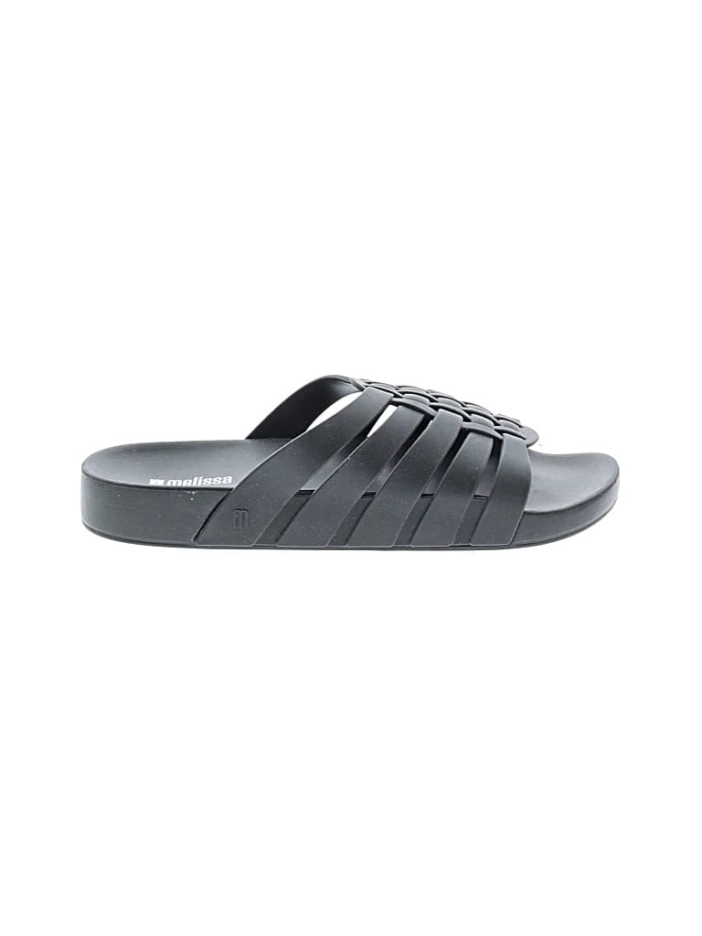 Pre-owned Melissa Sandals In Black