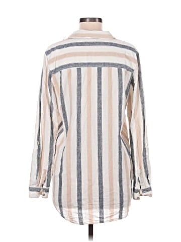 Tahari Long Sleeve Button-Down Shirt (view 2)