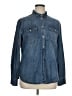 J.Crew Blue Denim Jacket Size 16 - photo 1