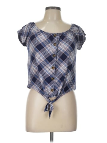 No Comment Short Sleeve Blouse (view 1)