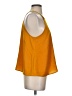 Paper Crane 100% Polyester Yellow Sleeveless Top Size S - photo 4