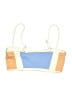 L Space Color Block Blue Swimsuit Top Size M - photo 2