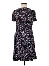Connected Apparel Polka Dots Blue Casual Dress Size 14 - photo 2