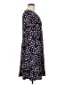 Connected Apparel Polka Dots Blue Casual Dress Size 14 - photo 4