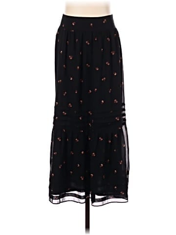 Madewell (Re)sourced Georgette Pintuck Maxi Skirt in Amie Floral (view 1)