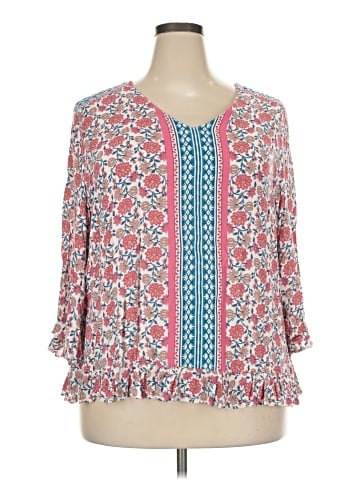 Cynthia Rowley 3/4 Sleeve Blouse (view 1)