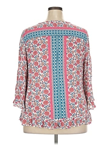 Cynthia Rowley 3/4 Sleeve Blouse (view 2)