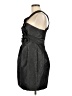 BCBGMAXAZRIA 100% Polyester Metallic Black Cocktail Dress Size 8 - photo 5