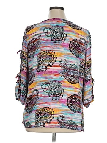 Investments 3/4 Sleeve Blouse (view 2)