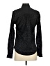 Express Animal Print Black Long Sleeve Blouse Size XS - photo 2