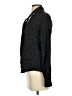 Express Animal Print Black Long Sleeve Blouse Size XS - photo 5