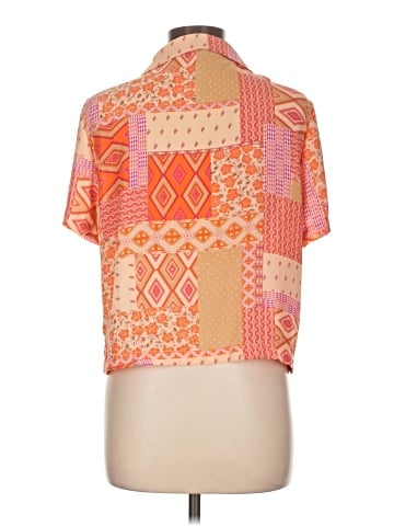 Rose + Olive Short Sleeve Blouse (view 2)
