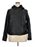 Caslon 100% Leather Black Leather Jacket Size 2X - photo 1
