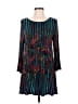MULTIPLES Print Teal Cocktail Dress Size M - photo 1