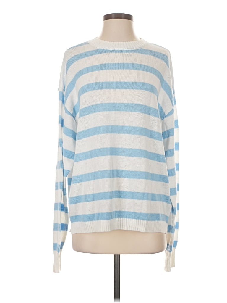 Pre-owned Edikted Pullover Sweater In Blue