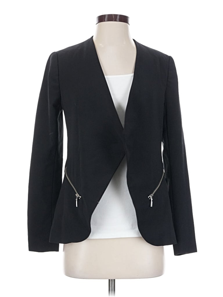 Pre-owned Trouve Blazer Jacket In Black