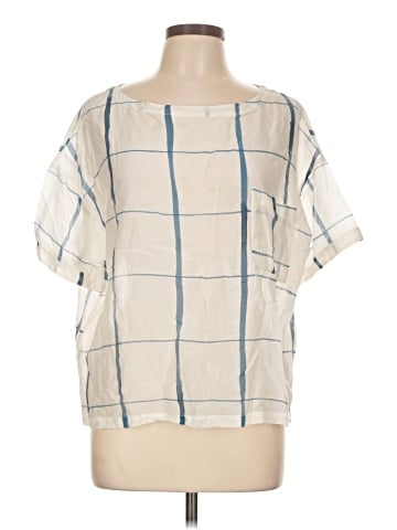 Eileen Fisher Short Sleeve Blouse (view 1)