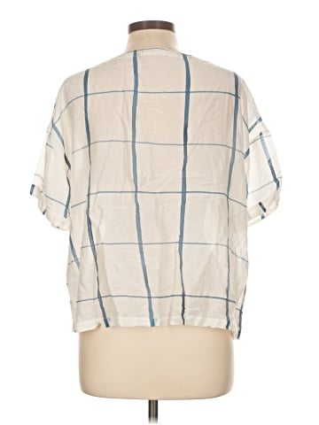 Eileen Fisher Short Sleeve Blouse (view 2)