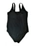 Amazon Essentials Solid Black One Piece Swimsuit Size XL - photo 1