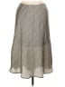 Sienna Sky 100% Polyester Animal Print Silver Casual Skirt Size L - photo 1