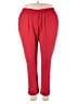 Unbranded Solid Red Casual Pants Size 3XL - photo 1