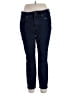 Lands' End Solid Blue Jeans Size 16 - photo 1
