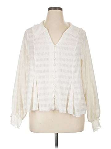 Anthropologie Long Sleeve Blouse (view 1)