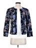 Ann Taylor LOFT Print Blue Jacket Size 2 - photo 1