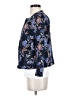 Ann Taylor LOFT Print Blue Jacket Size 2 - photo 5