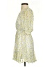 Mi ami 100% Polyester Floral Yellow Casual Dress Size XXS - photo 5