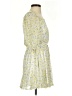 Mi ami 100% Polyester Floral Yellow Casual Dress Size XXS - photo 4