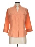 Kathy Che Orange 3/4 Sleeve Blouse Size 10 - photo 1