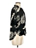 Volcom 100% Viscose Tropical Black Short Sleeve Blouse Size M - photo 4