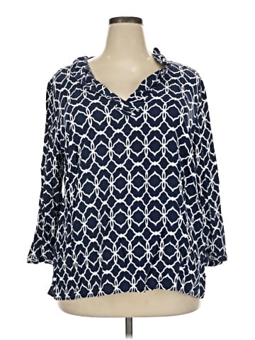 Crown & Ivy 3/4 Sleeve Blouse (view 1)