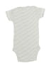 Carter's 100% Cotton Stripes Ivory Short Sleeve Onesie Size Newborn - photo 2