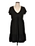 Mi ami Solid Black Casual Dress Size L - photo 1