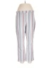 Free People Stripes White Casual Pants Size 10 - photo 1