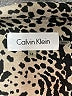 Calvin Klein Animal Print Black Ivory Blazer Size 14 - photo 6