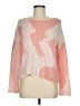 Wooden Ships Color Block Pink Pullover Sweater Size M - photo 1