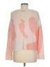 Wooden Ships Color Block Pink Pullover Sweater Size M - photo 2