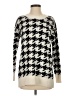 Lou & Grey 100% Nylon Houndstooth Silver White Pullover Sweater Size XS - photo 1