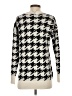 Lou & Grey 100% Nylon Houndstooth Silver White Pullover Sweater Size XS - photo 2