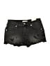 Zara Stars Black Denim Shorts Size 4 - photo 1