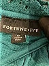 Fortune + Ivy Teal Short Sleeve Blouse Size M - photo 7