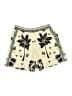 CAbi 100% Polyester Print Ivory Shorts Size S - photo 1