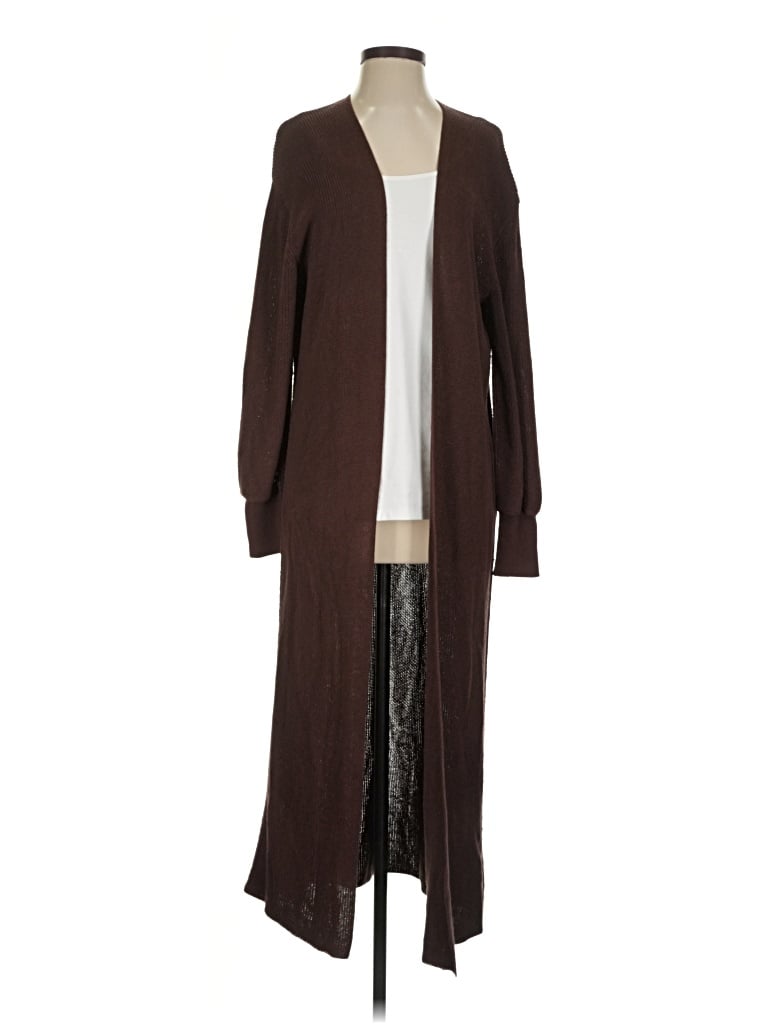 Pre-owned Fp Beach Cardigan Sweater In Brown