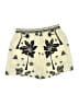 CAbi 100% Polyester Print Ivory Shorts Size S - photo 2