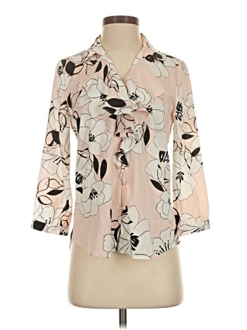 Karl Lagerfeld Paris 3/4 Sleeve Blouse (view 1)